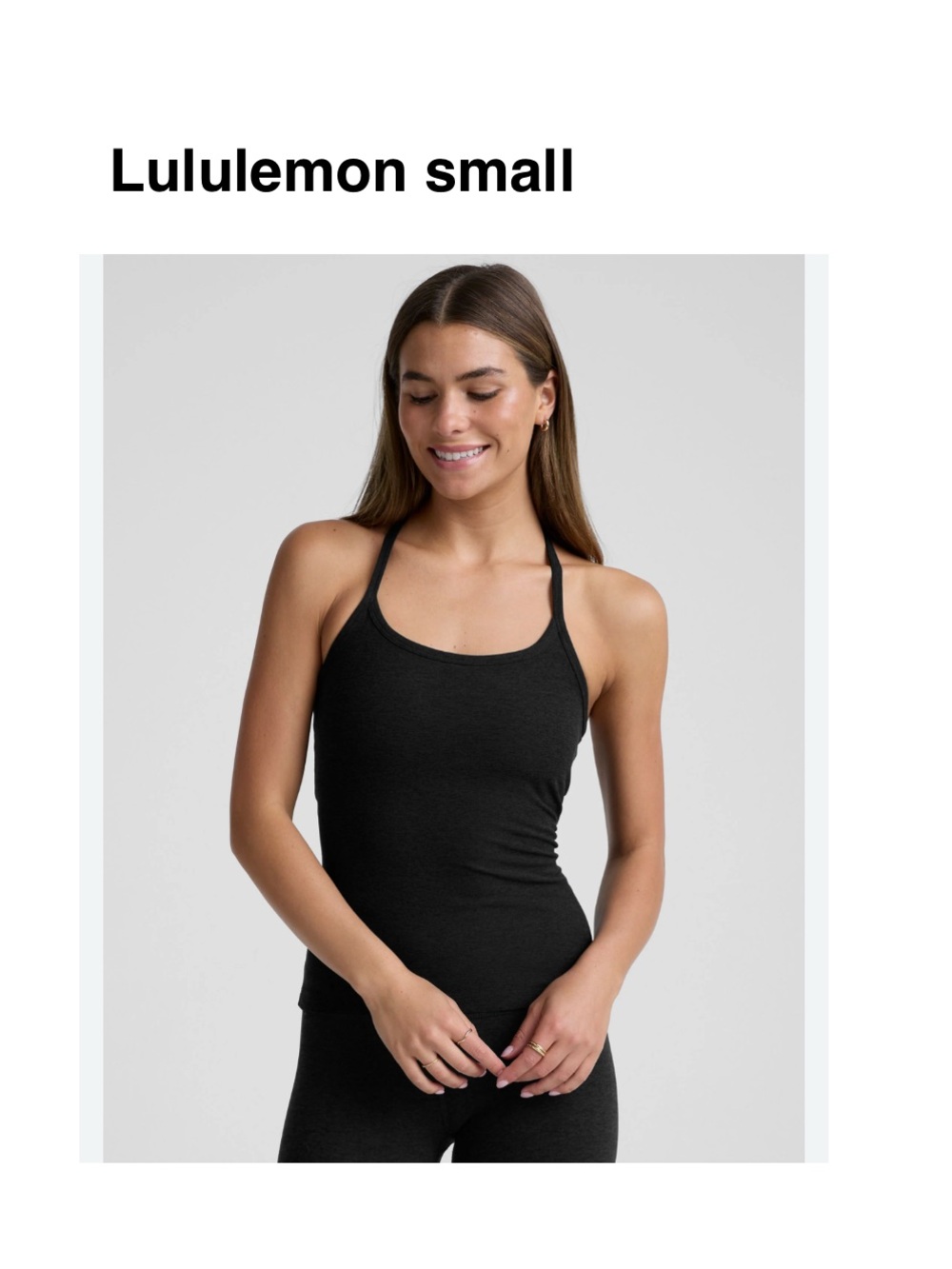 Lululemon Crossbacks tank top Size small ⭐️⭐️⭐️